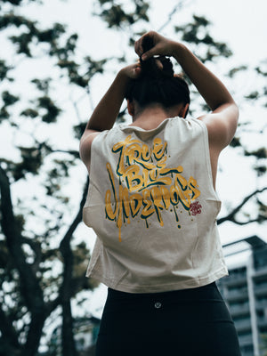 True Blue Underdog Vol. 2 Tanks and Crops in Off-White