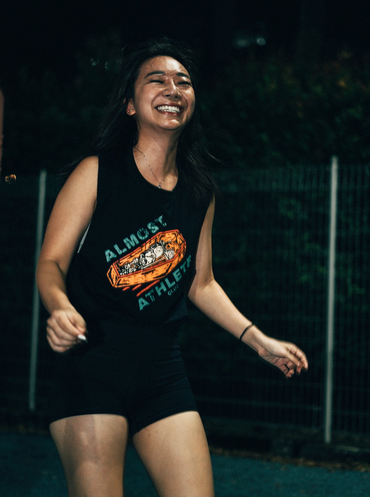 Walking Dead Crop, Sleeved Crop and Tanks in Midnight Black